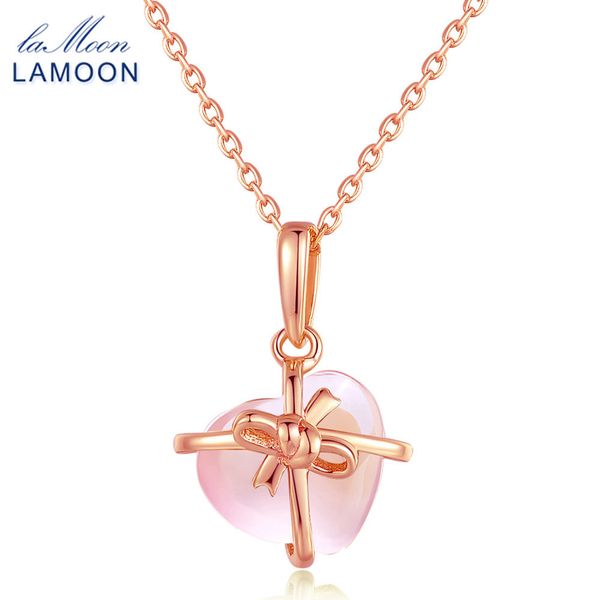 lamoon love heart shape natural gemstone rose quartz chain pendent necklace for women 925 sterling silver fine jewelry lmni016
lamoon love heart shape natural gemstone rose quartz chain pendent necklace for women 925 sterling silver fine jewelry lmni016