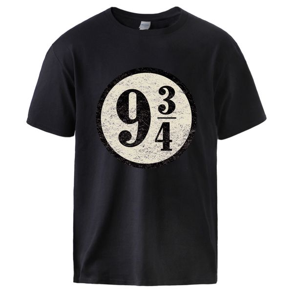 nine and three quarters tshirt for man 2020 summer platform 9-3/4 hogwarts 100% cotton sportswear tee male causal streetwear, White;black
nine and three quarters tshirt for man 2020 summer platform 9-3/4 hogwarts 100% cotton sportswear tee male causal streetwear, White;black