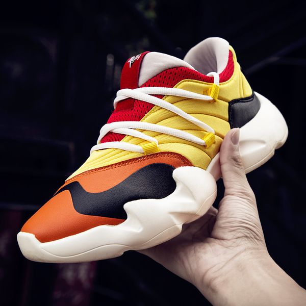 m- super fire selling casual men's trend wild harajuku personality color matching fashion low to help men's shoes, Black
m- super fire selling casual men's trend wild harajuku personality color matching fashion low to help men's shoes, Black