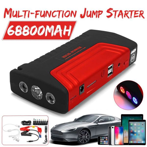 multi-function 68800mah 12v 600a portable security jump starter usb power bank car battery charger starting device
multi-function 68800mah 12v 600a portable security jump starter usb power bank car battery charger starting device