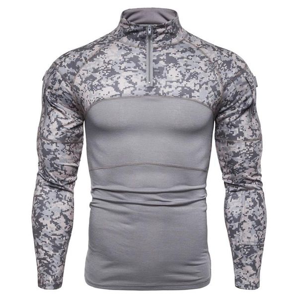 2020 spring camouflage mens tshirts zipper stand collar pullover homme active panelled casual male tees, White;black
2020 spring camouflage mens tshirts zipper stand collar pullover homme active panelled casual male tees, White;black