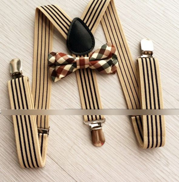 fashion children stripe elastic suspender kids casual suspender boys y-shape adjustable smooth buckle belts+plaid bows tie 2pcs sets y2587, Black
fashion children stripe elastic suspender kids casual suspender boys y-shape adjustable smooth buckle belts+plaid bows tie 2pcs sets y2587, Black
