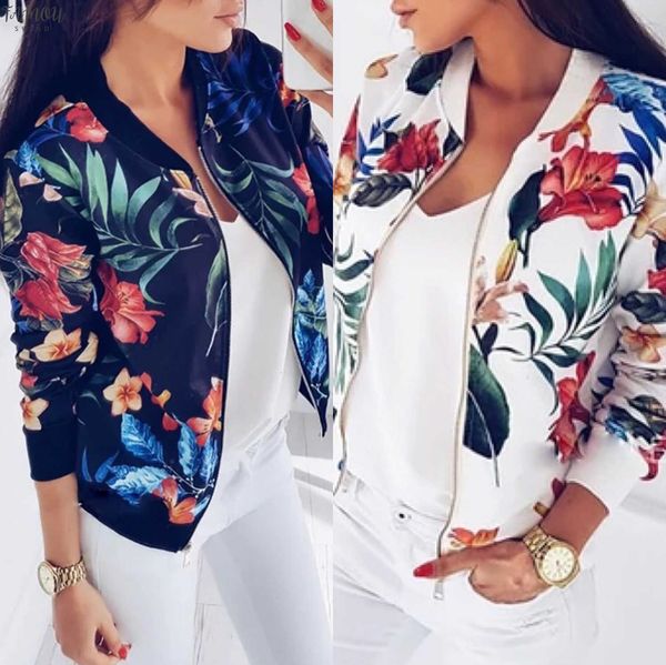 floral polyester print women coat casual up zipper bomber womens autumn long sleeve outwear jacket coats ladies clothes, Black;brown
floral polyester print women coat casual up zipper bomber womens autumn long sleeve outwear jacket coats ladies clothes, Black;brown