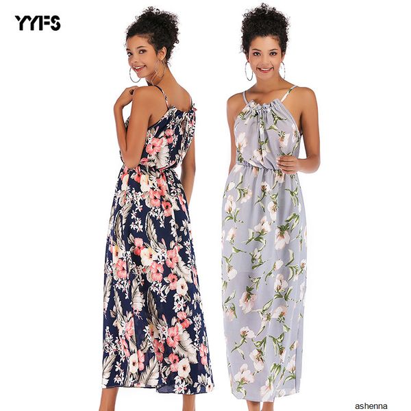 womens designer ladies long shoulder bohemian print holiday dress beach skirt femalebjsa, Black;gray
womens designer ladies long shoulder bohemian print holiday dress beach skirt femalebjsa, Black;gray