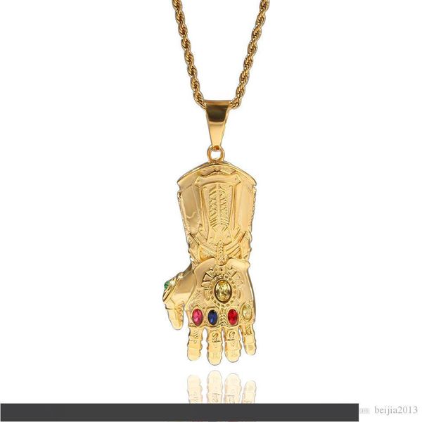 hip hop infinity war gauntlet bling подвеска мстители вдохновленный танос косплей jewelry 6 цветов бесконечность камни кристаллов ожерелье о, Silver
hip hop infinity war gauntlet bling подвеска мстители вдохновленный танос косплей jewelry 6 цветов бесконечность камни кристаллов ожерелье о, Silver