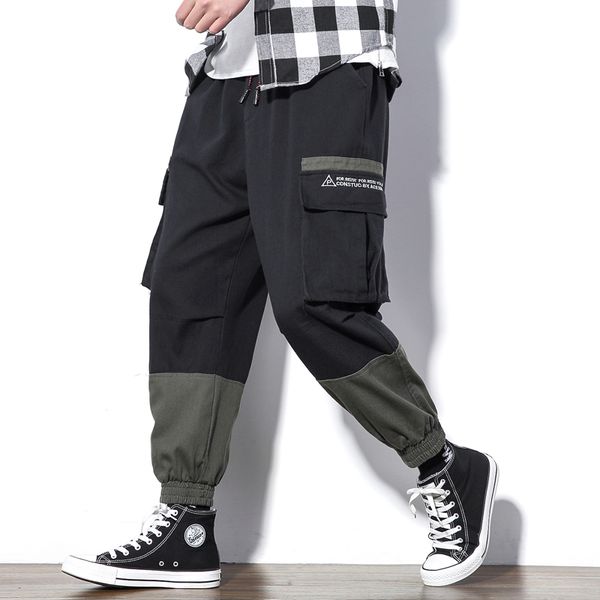 m-5xl 2019 spring track pants men sweatpants mens joggers pants cargo camo tactical harem wide man, Black
m-5xl 2019 spring track pants men sweatpants mens joggers pants cargo camo tactical harem wide man, Black