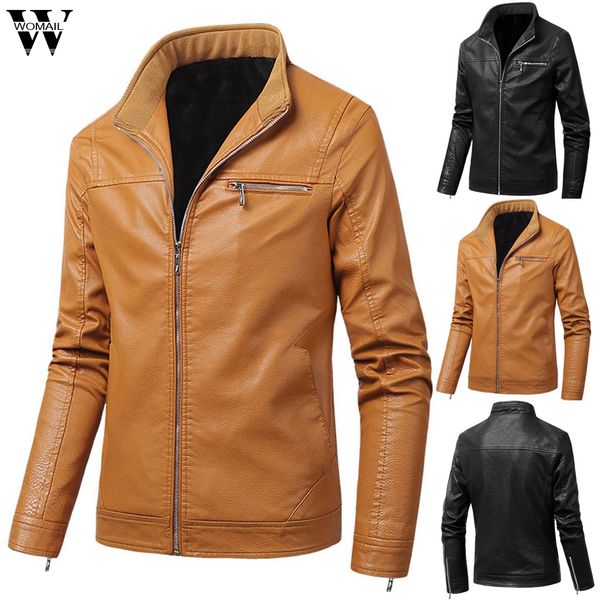 womail jackets coats men leather 2019autumn winter warm fashion casual solid plus size 6xl bomber jacket windbreaker outwear 820, Black;brown
womail jackets coats men leather 2019autumn winter warm fashion casual solid plus size 6xl bomber jacket windbreaker outwear 820, Black;brown