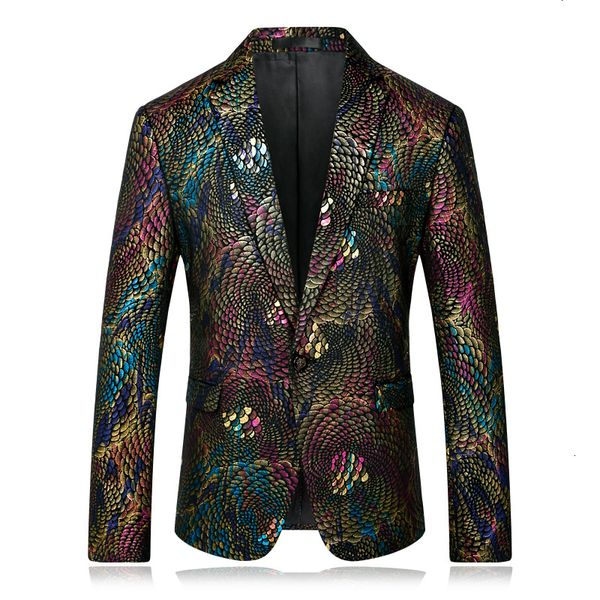 mens colorful printed blazer jacket stage wear autumn new brand clothing casual blazers for men nightclub old night, White;black
mens colorful printed blazer jacket stage wear autumn new brand clothing casual blazers for men nightclub old night, White;black