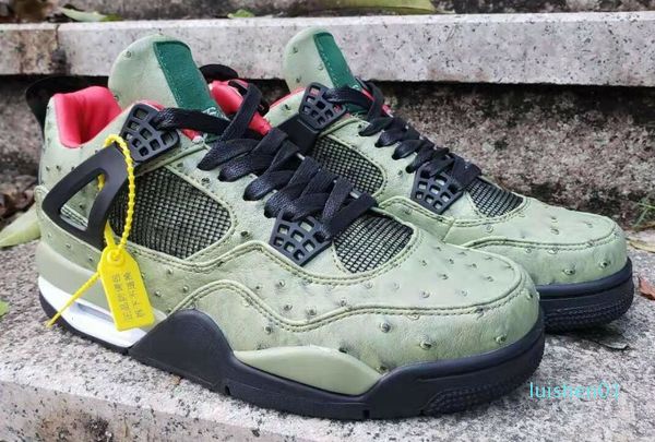 2019 new arrival jumpman iv 4 ostrich pattern basketball shoes for 4s mens green trainers sports sneakers size 40-47 01ll
2019 new arrival jumpman iv 4 ostrich pattern basketball shoes for 4s mens green trainers sports sneakers size 40-47 01ll