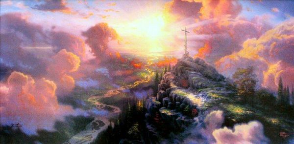thomas kinkade the cross home decor handpainted &hd print oil painting on canvas wall art canvas pictures 200126
thomas kinkade the cross home decor handpainted &hd print oil painting on canvas wall art canvas pictures 200126