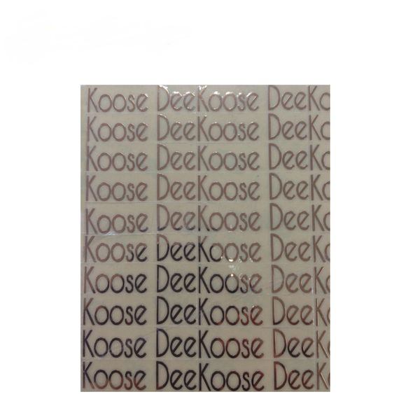 thin metal name labels sticker /custom shiny logo metal letters with gold or sliver colour printing
thin metal name labels sticker /custom shiny logo metal letters with gold or sliver colour printing