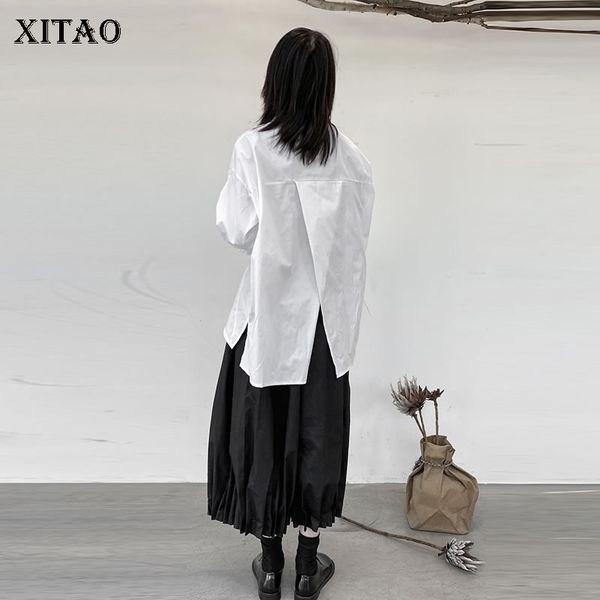 xitao personality irregular shirt loose plus size womens and blouses split back long sleeve women clothes 2020 new xj4588, White
xitao personality irregular shirt loose plus size womens and blouses split back long sleeve women clothes 2020 new xj4588, White