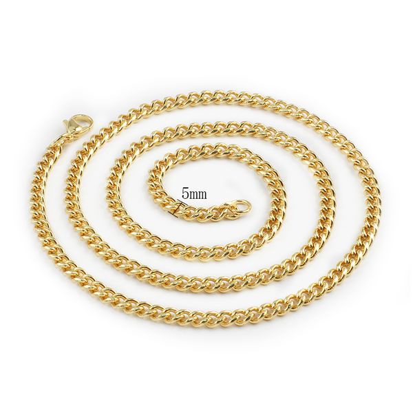 gold stainless steel necklace for men women curb cuban chain chokers vintage 5-12mm oumi fashion jewelry wholesale manufacturers, Silver
gold stainless steel necklace for men women curb cuban chain chokers vintage 5-12mm oumi fashion jewelry wholesale manufacturers, Silver