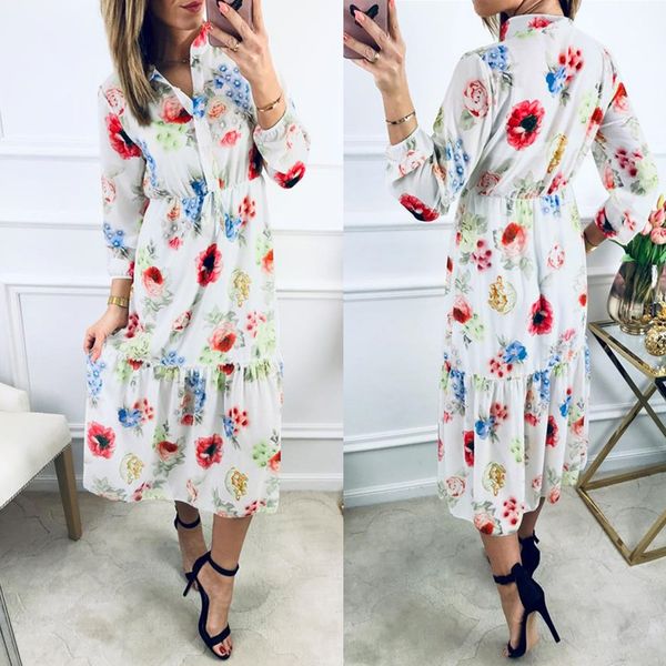 chiffon high elastic waist party dress bow a-line women full sleeve flower print floral bohemian dress female vestido plus size, Black;gray
chiffon high elastic waist party dress bow a-line women full sleeve flower print floral bohemian dress female vestido plus size, Black;gray