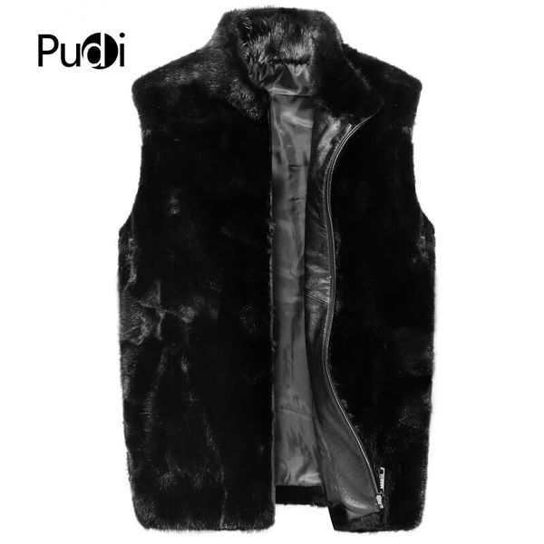 pudi 2019 winter man real vest jacket boy leisure genuine coats outwear mt851, Black;brown
pudi 2019 winter man real vest jacket boy leisure genuine coats outwear mt851, Black;brown