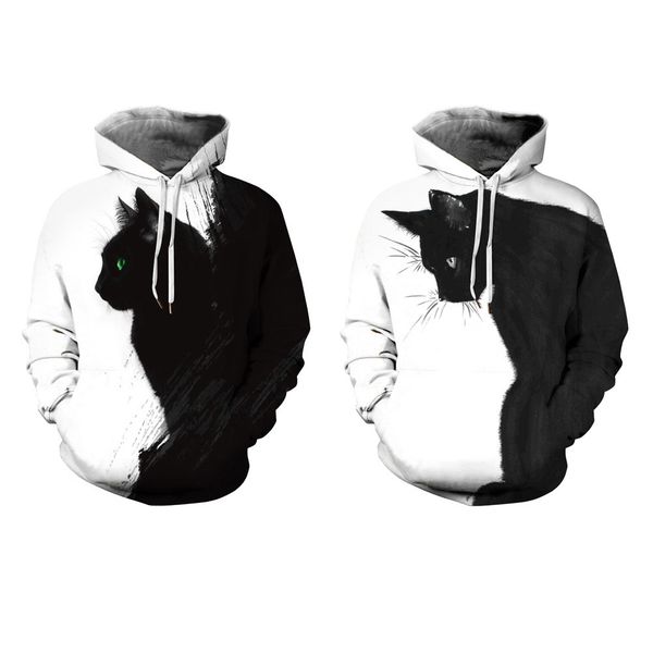 new style men's designer hoodies stretch sweatshirts hip hop pullovers sportswear 3d printing cat couples with clothing s-5xl 131, Black
new style men's designer hoodies stretch sweatshirts hip hop pullovers sportswear 3d printing cat couples with clothing s-5xl 131, Black