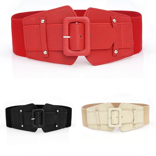 super wide waist seal wide belt decorative elastic band accessory elastic band accessories personalized belt red seal, Black;brown
super wide waist seal wide belt decorative elastic band accessory elastic band accessories personalized belt red seal, Black;brown