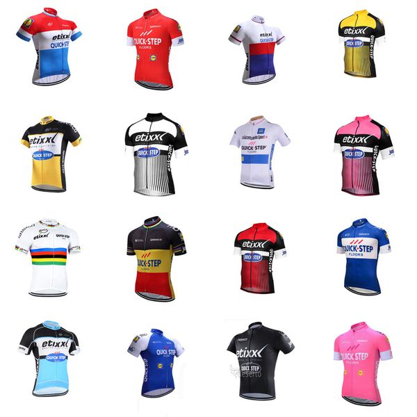 quick step team cycling short sleeves jersey short sleeve bike shirts mtb cycling clothing ropa bicycle wear shirts b611-56, Black;red
quick step team cycling short sleeves jersey short sleeve bike shirts mtb cycling clothing ropa bicycle wear shirts b611-56, Black;red