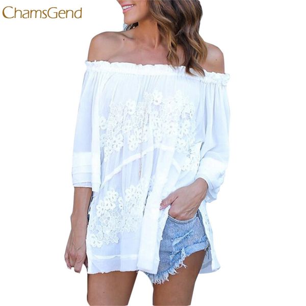 chamsgend trendy style 2018 women blouse women long sleeve off shoulder lace chiffon blouse casual drop shipping, White
chamsgend trendy style 2018 women blouse women long sleeve off shoulder lace chiffon blouse casual drop shipping, White
