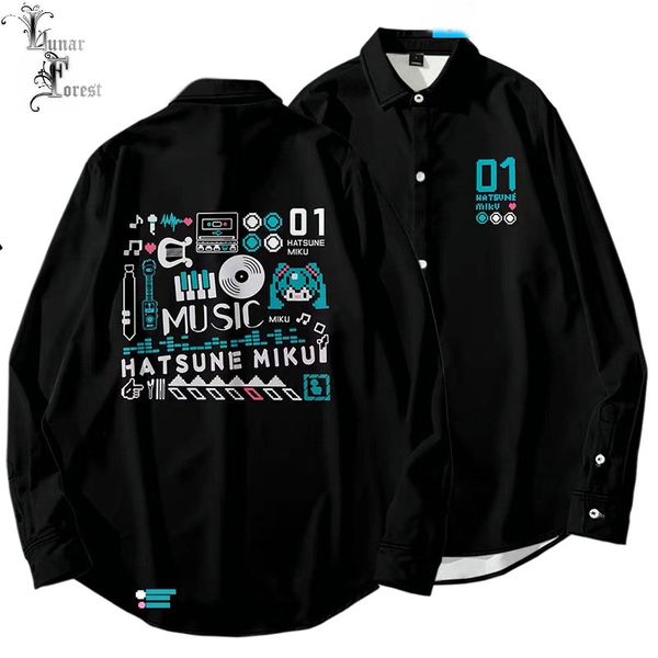 vocaloid hatsune miku 3d printing shirt women/men casual long sleeve cool loose button streetwear anime overclothes, White;black
vocaloid hatsune miku 3d printing shirt women/men casual long sleeve cool loose button streetwear anime overclothes, White;black