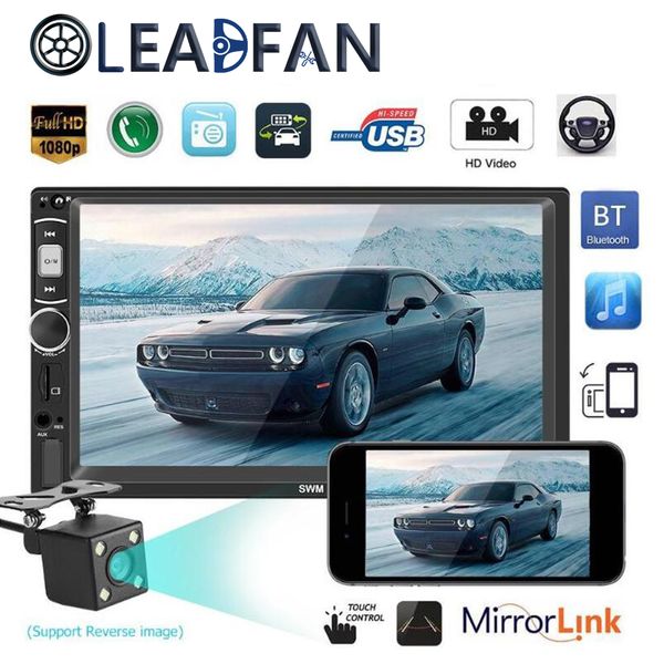 leadfan 2din 7" сенсорный экран автомобиля стерео mp5-плеер fm-радио bluetooth aux video media player поддержка зеркало ссылка reverse image
leadfan 2din 7" сенсорный экран автомобиля стерео mp5-плеер fm-радио bluetooth aux video media player поддержка зеркало ссылка reverse image