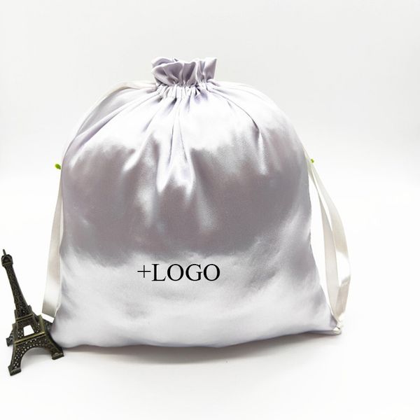 20pcs silver silk satin hair bag packaging hair extensions wigs bundles bags customized own print bag makeup gift pouch
20pcs silver silk satin hair bag packaging hair extensions wigs bundles bags customized own print bag makeup gift pouch