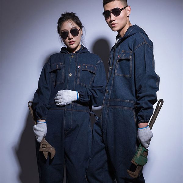 winter mens denim working overalls male work wear uniforms clothes fashion hooded jumpsuits for worker repairman 101303, Blue
winter mens denim working overalls male work wear uniforms clothes fashion hooded jumpsuits for worker repairman 101303, Blue