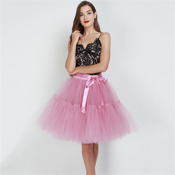 fashion 5 layers 60cm tutu tulle skirt vintage midi pleated wedding skirts womens lolita petticoat faldas mujer saias jupe, Black;gray
fashion 5 layers 60cm tutu tulle skirt vintage midi pleated wedding skirts womens lolita petticoat faldas mujer saias jupe, Black;gray