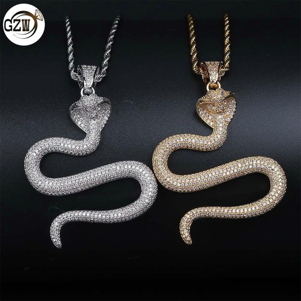 new personalized real gold bling diamond cobra snake halloween mens pendant necklace iced out zircon hip hop rapper jewelry for men women, Silver
new personalized real gold bling diamond cobra snake halloween mens pendant necklace iced out zircon hip hop rapper jewelry for men women, Silver
