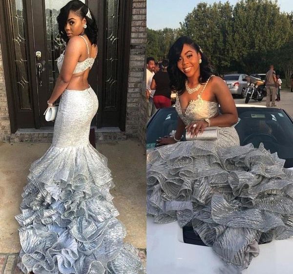 gray mermaid prom dresses african black girls spaghetti straps pageant holidays graduation wear formal evening party gowns plus size
gray mermaid prom dresses african black girls spaghetti straps pageant holidays graduation wear formal evening party gowns plus size