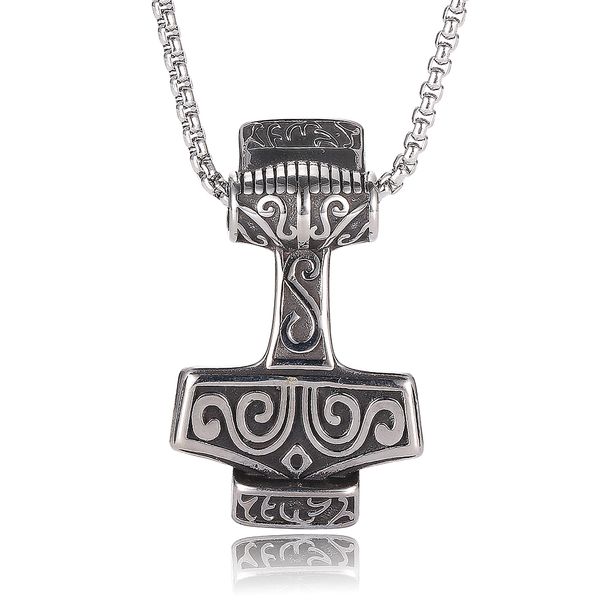 european and american fashion retro style hammer pendant luxury designer jewelry men's necklace birthday gift 7-sp0051, Silver
european and american fashion retro style hammer pendant luxury designer jewelry men's necklace birthday gift 7-sp0051, Silver
