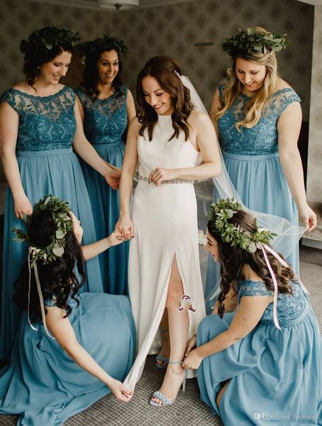 elegant chic crew sleeveless a line bridesmaid dress simple maid of honor dress with lace appliques sweep train evening gown cheap, White;pink
elegant chic crew sleeveless a line bridesmaid dress simple maid of honor dress with lace appliques sweep train evening gown cheap, White;pink