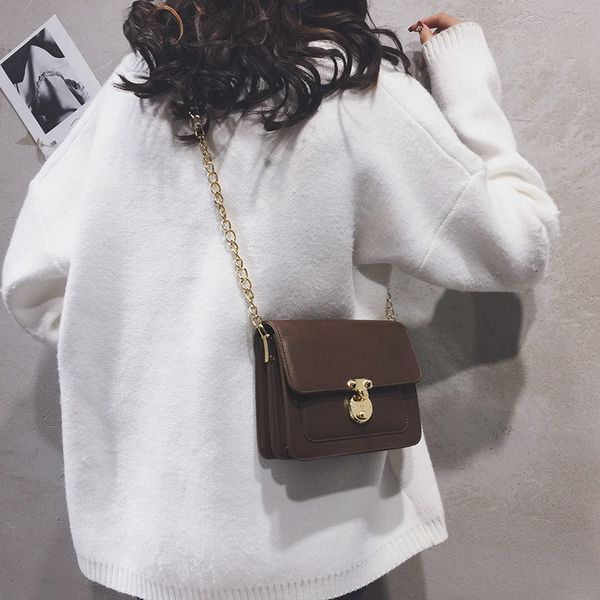 high-end women's bag new 2019 korean fashion small square bag casual texture chain shoulder messenger tide
high-end women's bag new 2019 korean fashion small square bag casual texture chain shoulder messenger tide