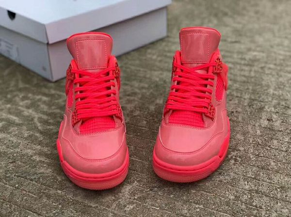 4 NRG Hot Punch Pink patent leather training designer sneakers 4s Hot Punch/Black-Volt AQ9128-600 womens Casual Sports Shoes
4 NRG Hot Punch Pink patent leather training designer sneakers 4s Hot Punch/Black-Volt AQ9128-600 womens Casual Sports Shoes