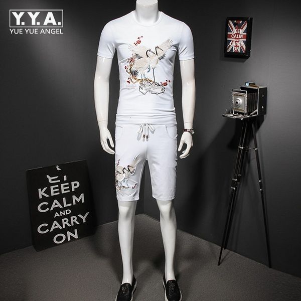 summer retro floral embroidery tracksuit men breathable cotton t-shirt shorts set conjunto masculino plus size -5xl casual suit, Gray
summer retro floral embroidery tracksuit men breathable cotton t-shirt shorts set conjunto masculino plus size -5xl casual suit, Gray
