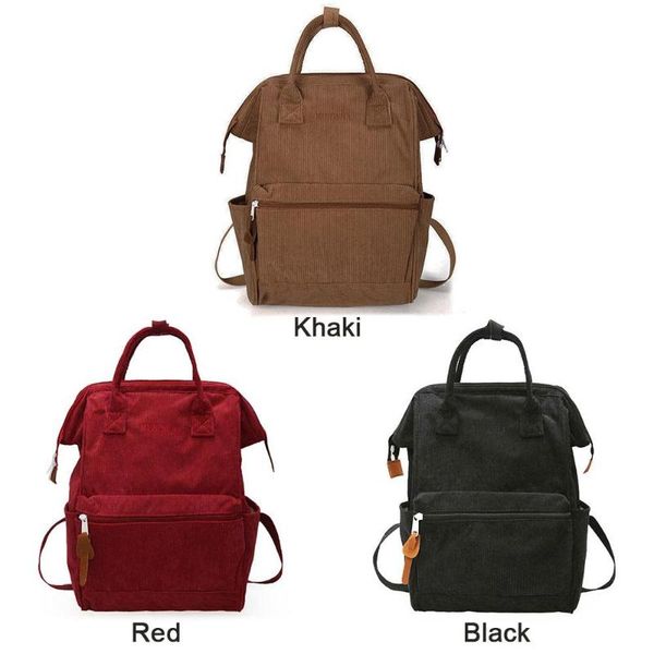 corduroy leisure bag teenagers girls portable travel backpack rucksack soft fabric large capacity handbag female backpack
corduroy leisure bag teenagers girls portable travel backpack rucksack soft fabric large capacity handbag female backpack