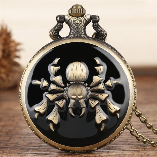 punk cool spider design quartz pocket watch full hunter bronze necklace chain for men women pendant watches jewelry gifts, Slivery;golden
punk cool spider design quartz pocket watch full hunter bronze necklace chain for men women pendant watches jewelry gifts, Slivery;golden