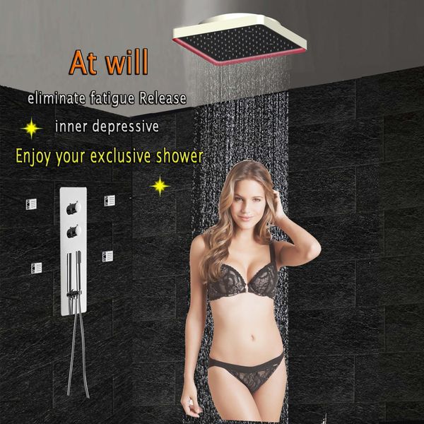 bathroom concealed thermostatic shower set panel mixer faucet led ceiling shower head 300x300 rain mist massage jets lf5282
bathroom concealed thermostatic shower set panel mixer faucet led ceiling shower head 300x300 rain mist massage jets lf5282