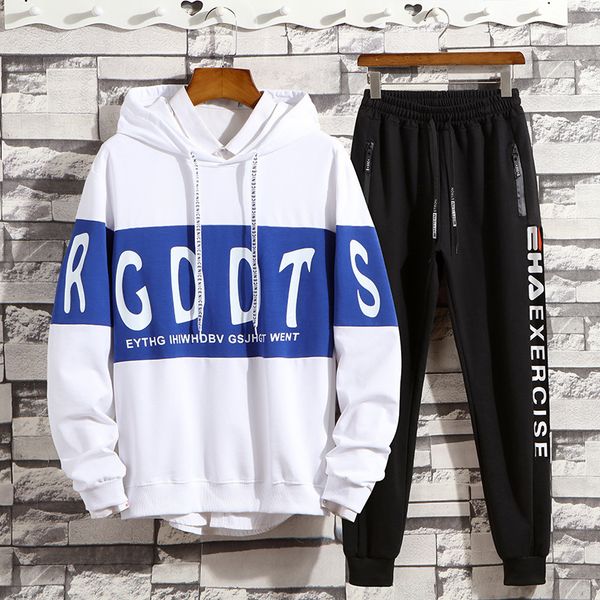 spring and autumn hooded sweater suit men's casual suit spring and autumn 2019 the new trend of sports and leisure two-piece, Gray
spring and autumn hooded sweater suit men's casual suit spring and autumn 2019 the new trend of sports and leisure two-piece, Gray
