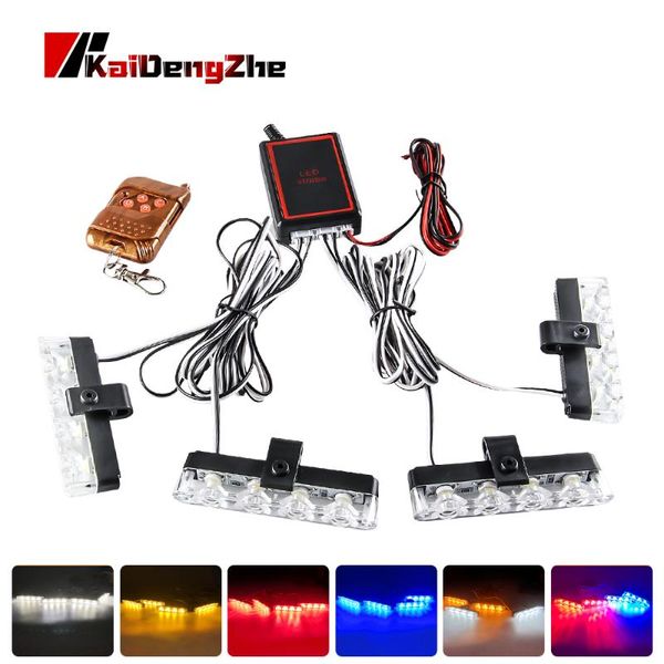 4x4 led wireless remote strobe light beacon light for truck emergency warning flashing firemen car interior 12-24v
4x4 led wireless remote strobe light beacon light for truck emergency warning flashing firemen car interior 12-24v