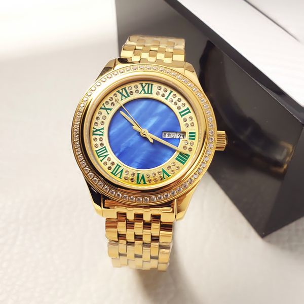 8205 fully automatic mechanical movement 316l stainless steel case week date display sapphire glass mirror gold stainless steel strap, Slivery;brown
8205 fully automatic mechanical movement 316l stainless steel case week date display sapphire glass mirror gold stainless steel strap, Slivery;brown