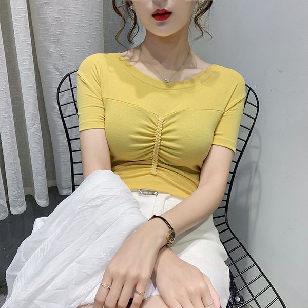 лето 2020 новая сеть red ins супер огонь tight crewneck половина рукава шикарный пиджак с коротким рукавом футболка женская мода trend, White
лето 2020 новая сеть red ins супер огонь tight crewneck половина рукава шикарный пиджак с коротким рукавом футболка женская мода trend, White