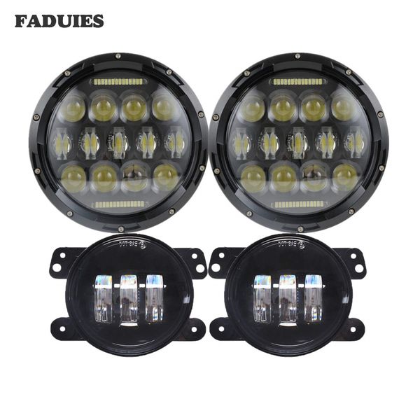 black 75w led driving headlights with drl+ 4 inch led front fog lights for 97-2017 jk tj lj
black 75w led driving headlights with drl+ 4 inch led front fog lights for 97-2017 jk tj lj