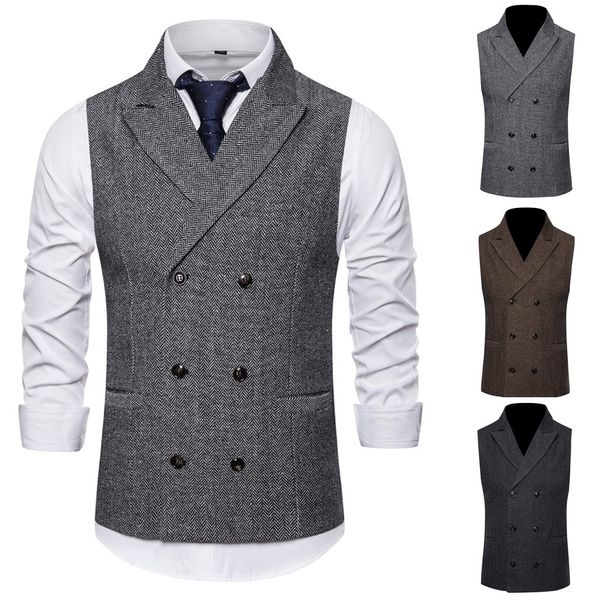 men's fashion business casual wedding waistcoat vests classic formal business slim fit chain dress vest suit tuxedo waistcoat, Black;white 
men's fashion business casual wedding waistcoat vests classic formal business slim fit chain dress vest suit tuxedo waistcoat, Black;white