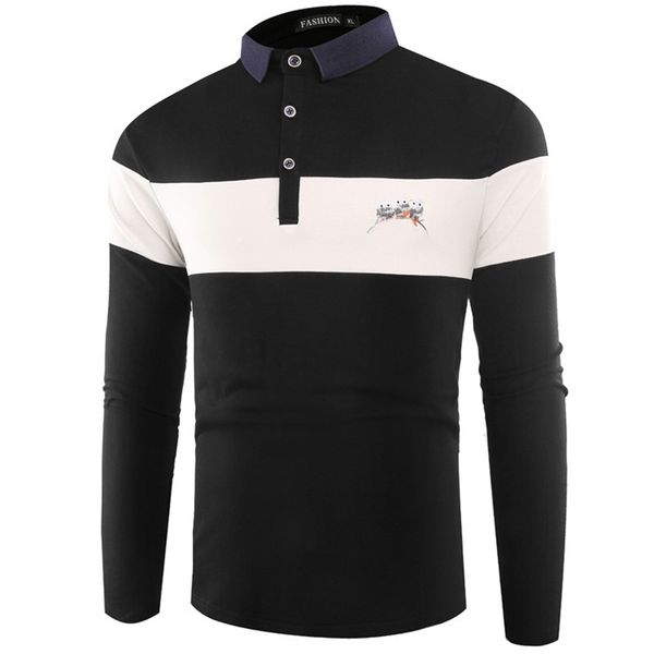 Autumn Panelled Mens Polo Fashion Designer Lapel Neck Embroidery Shirt Casual Long Sleeve Mens Polo
Autumn Panelled Mens Polo Fashion Designer Lapel Neck Embroidery Shirt Casual Long Sleeve Mens Polo