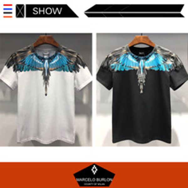 2020 new men's designer t-shirt luxury clothes hip-hop t-shirt summer peacock embroidery black and white men's short sleeves, White;black
2020 new men's designer t-shirt luxury clothes hip-hop t-shirt summer peacock embroidery black and white men's short sleeves, White;black