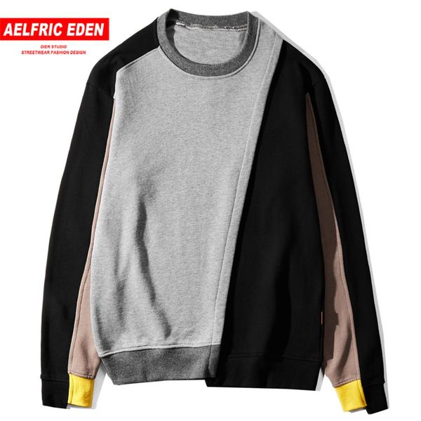 aelfric eden color clock patchwork sweatshirts mens harajuku streetwear hip hop casual cotton male pullover fashion long sleeve, Black
aelfric eden color clock patchwork sweatshirts mens harajuku streetwear hip hop casual cotton male pullover fashion long sleeve, Black