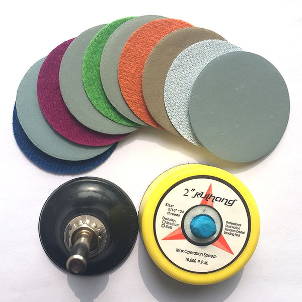 1pc 2" 50mm roll lock sanding disc holder 6mm shank + 1pc 2" roloc finishing pad +10pcs waterproof sandpaper
1pc 2" 50mm roll lock sanding disc holder 6mm shank + 1pc 2" roloc finishing pad +10pcs waterproof sandpaper