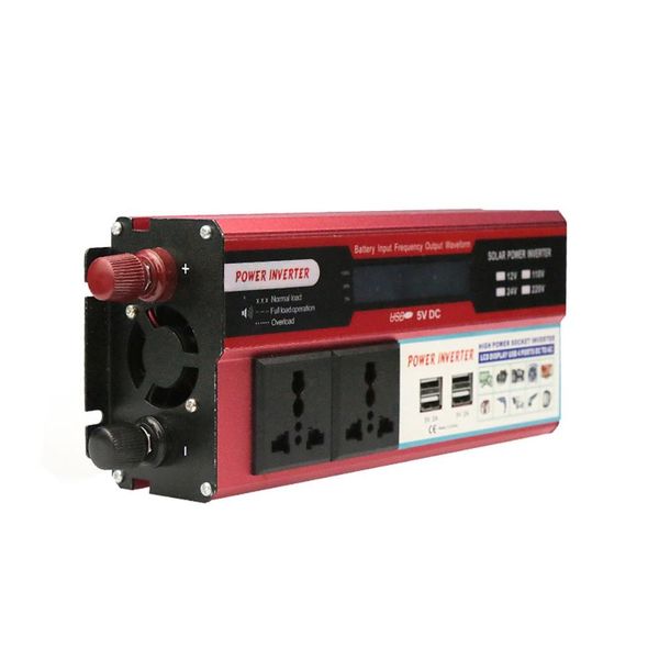 2000w inverter car inverter solar power converter 4 usb multi-function mobile phone charger mobile phone charging
2000w inverter car inverter solar power converter 4 usb multi-function mobile phone charger mobile phone charging