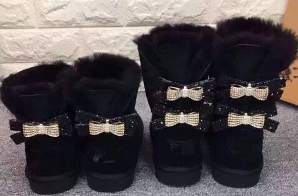 australia classic wgg single double diamond snow boots female winter leather bow rhinestone crown warm thick cotton shoes, Black
australia classic wgg single double diamond snow boots female winter leather bow rhinestone crown warm thick cotton shoes, Black